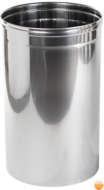 Дымоходная труба одностенная Ø160 нерж. L-1,0 м толщина 0,8 мм