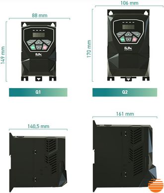 Перетворювач частоти Eura Drives E600-0015T3 1,5 кВт E600-0015T3 фото