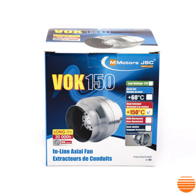 Канальный вентилятор Турбовент MMotors VOK 120/100 (+140°C) VOK 120/100 фото
