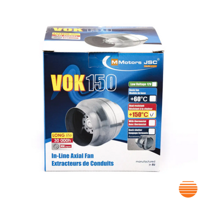Канальный вентилятор Турбовент MMotors VOK 150/120 (+140°C) VOK 150/120 фото