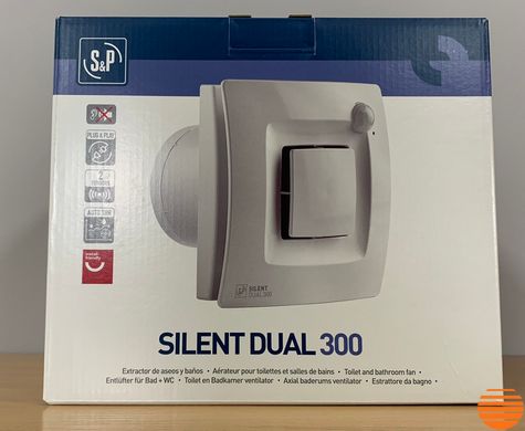 Вытяжной вентилятор Soler&Palau Silent Dual 300 5210641100 фото