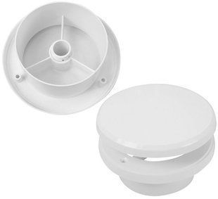 Анемостат вентиляційний AirRoxy 120 white 120white фото