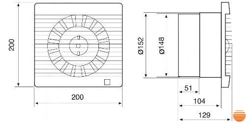 Вытяжной вентилятор Soler&Palau Decor-300 CHZ 5210211800 фото