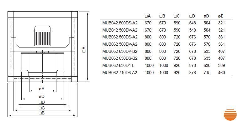 Канальний вентилятор Systemair MUB 062 630EC Multibox 230504 фото