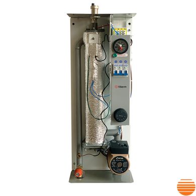Одноконтурний електричний котел Viterm Plus 9 кВт, 220В із насосом та гідравлічною групою безпеки 10205-vs фото