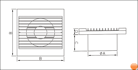 Вытяжной вентилятор Dospel Styl 120 WP-P 007-0004PR фото