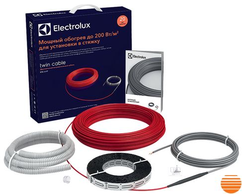 Електрична тепла підлога Electrolux Twin Cable ETC 2-17-1200 89659129 фото