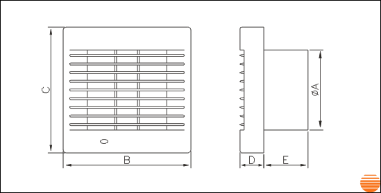 Вытяжной вентилятор Dospel Polo 5 120 S 007-0036 фото