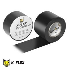 Клейка стрічка ПВХ K-FLEX PVC 025-025 AT 070 чорна