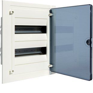 Щит пластиковий Hager Volta 24 модулі вбудований з прозорими дверцятами, IP40, VF212TD VF212TD фото