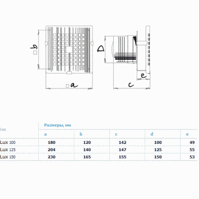 Вытяжной вентилятор Blauberg Lux 150-4 0687854937 фото