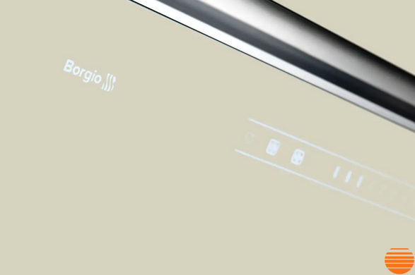 Витяжка Borgio RNT-LX 60 SU (бежевое стекло, сенсор, 1300 м/куб) 8691990401216 8691990401216 фото