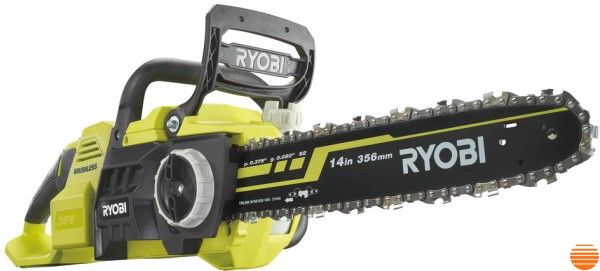 Акумуляторна ланцюгова пила Ryobi RY36CSX35A-0 (без аккумулятора и зарядного устройства) 5133004595 фото