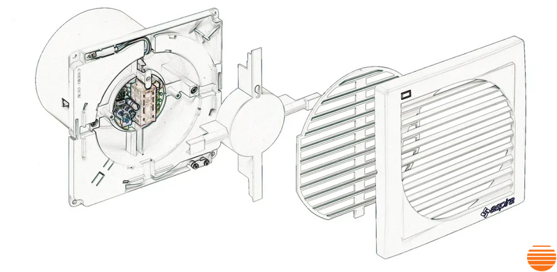 Витяжний вентилятор Aspira Evolution EVM 15/6&rdquo;PIR AP0687 фото