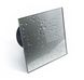 Вытяжной вентилятор MMotors ММ-Р 06 (90м³/ч) стекло квадрат с обратным клапаном светло серый с каплями 1082 фото 1