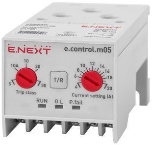 Реле защиты двигателя e.control.m05 4-20А, E.NEXT