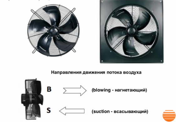Осьовий вентилятор Турбовент Сигма 350 B/S Сигма 350 B/S фото