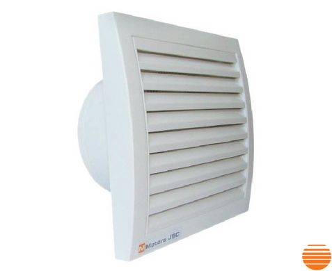 Витяжний вентилятор MMotors ММ 100 квадратний із зворотним клапаном білий 1150 фото