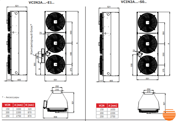 Воздушная завеса 2VV Indesse VCIN2A150-P2AC-XX-0B0 (c защитой от заморозки) VCIN2A150-P2AC-XX-0B0 фото
