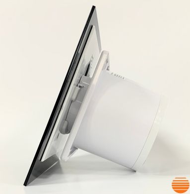 Витяжний вентилятор AirRoxy dRim 100 чорний мат з таймером та датчиком вологості AR0003 фото