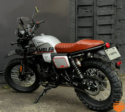 Мотоцикл Scrambler FT300-F6P Forte Сірий FT300-F6P фото