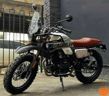 Мотоцикл Scrambler FT300-F6P Forte Сірий FT300-F6P фото