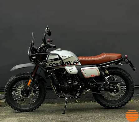 Мотоцикл Scrambler FT300-F6P Forte Сірий FT300-F6P фото
