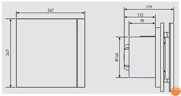 Вытяжной вентилятор Soler&Palau Silent-300 CHZ Design-3C 5210624000 фото