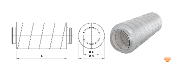 Шумоглушитель Ruck SDS 125