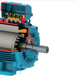 IE2 W22 63 2P B34 0,12 кВт 3000 об/мин WEG электродвигатель (380В) лапа-фланец
