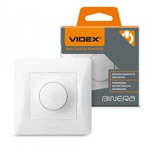 Димер 600Вт белый VIDEX BINERA VF-BNDM600-W фото