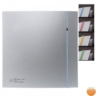 Витяжний вентилятор Soler&Palau Silent-100 CRZ Silver Design 5210602700 фото