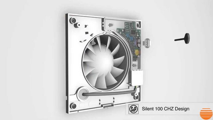Витяжний вентилятор Soler&Palau Silent-100 CRZ Silver Design 5210602700 фото
