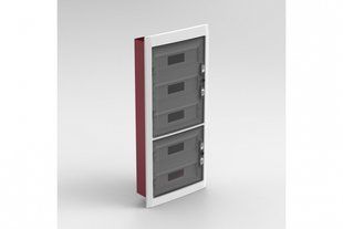 Корпус металевий з пластиковою кришкою 48 модульний, вбудований, IP40 WK.0550 фото