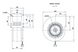 Центробіжний вентилятор Турбовент ВРМ 150 ВРМ 150 фото 8