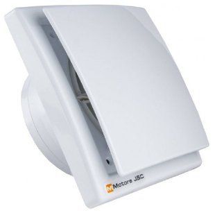 Витяжний вентилятор MMotors MM-OK 100 UE (169 м&sup3;/год) із зворотним клапаном білий 2365 фото