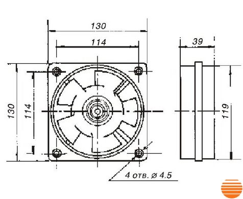 Вытяжной вентилятор MMotors BA 12/2К-150 м³/ч 0033 фото