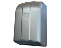 Диспенсер листовой туалетной бумаги пластик серый Vialli K.6-Z-M