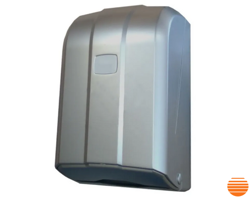 Диспенсер листового туалетного паперу пластик сірий Vialli K.6-Z-M