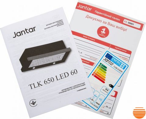 Вытяжка плоская JANTAR TLK 650 LED 60 BL 11072 фото