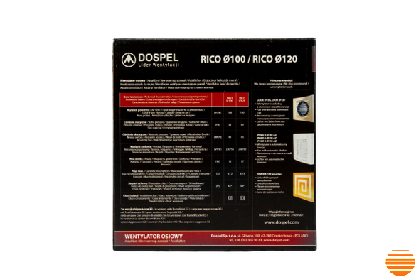 Витяжний вентилятор Dospel Rico 100 S 007-4200 фото
