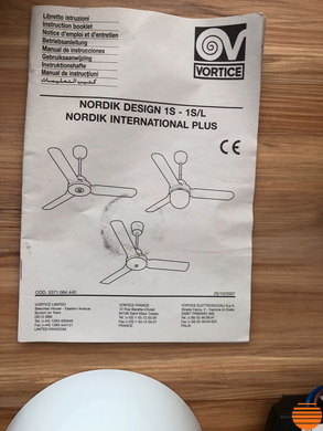 Потолочный вентилятор Vortice Nordik International Plus 120/48 756986371 фото