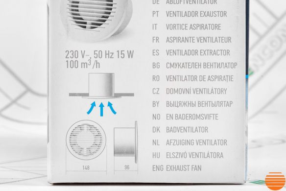 Витяжний вентилятор Europlast EA100HT 569864430 фото