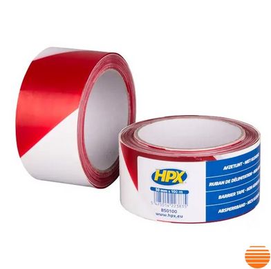 Сигнальна стрічка HPX Barrier Tape для огородження територій 50мм x 100м Barrier Tape фото