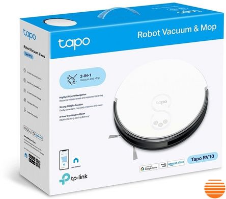 Робот-пылесос TP-Link TAPO RV 10 PLUS сухая+влажная уборка