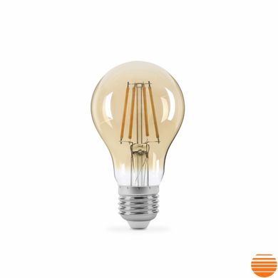 LED лампа TITANUM Filament A60 7W E27 2200K бронза